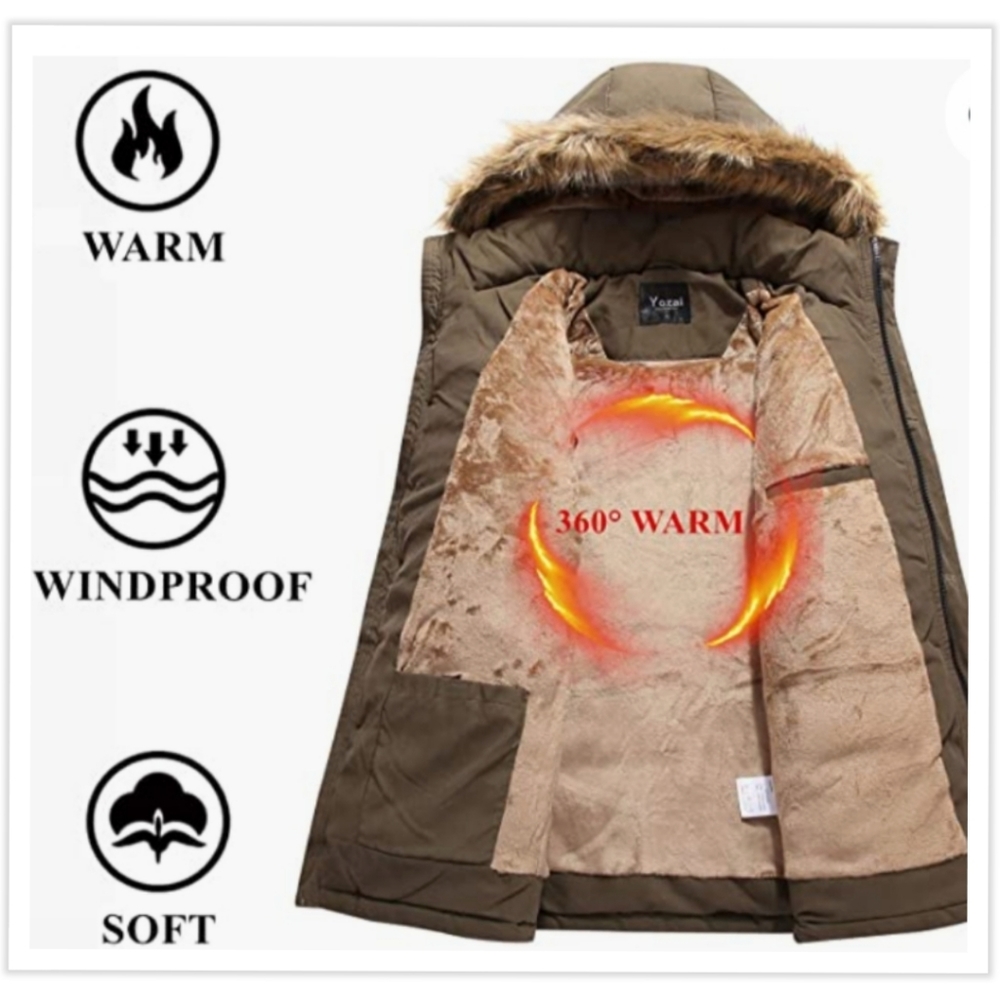 New - Yozai 9 Pocket Winter Jacket - Picture 10 of 16
